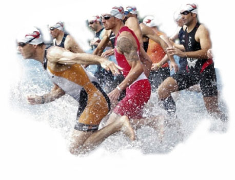 départ triathlon